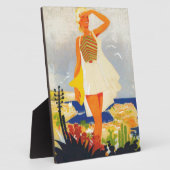 Fashion Girl Monte Carlo Beach Travel Fotoplatte (Seite)