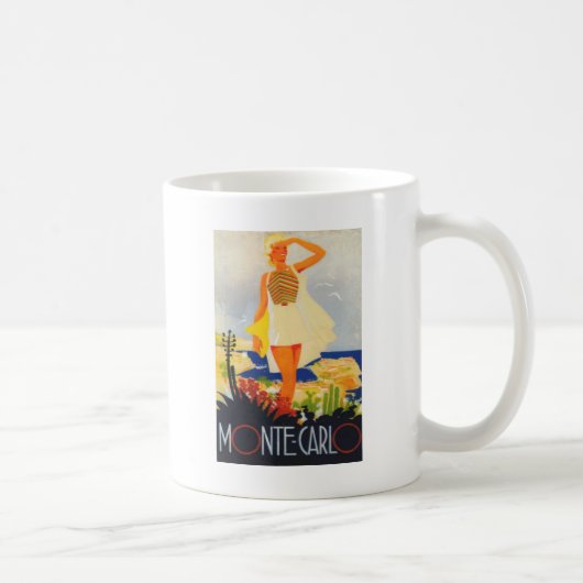 Fashion Girl Monte Carlo Beach Travel Kaffeetasse (Rechts)