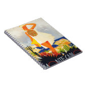 Fashion Girl Monte Carlo Beach Travel Notizblock (Rechte Seite)