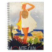 Fashion Girl Monte Carlo Beach Travel Notizblock (Vorderseite)