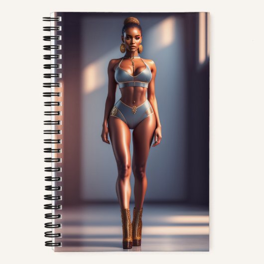 Fashion Girl Notebook Notizblock (Vorderseite)