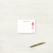 Fashion Girl Post-it Klebezettel (Auf Schreibtisch)