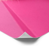 Fashion Hamster in Pink Dress - Cute Animal Poster (Ecke)