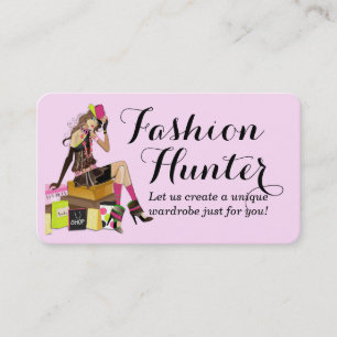 Fashion Hunter Business Card Visitenkarte