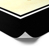 Fashion India Saree Vintage Poster (Ecke)