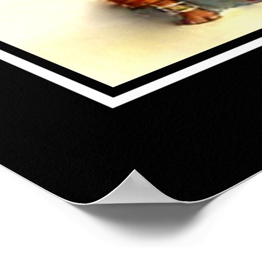 Fashion India Vintage Poster (Ecke)