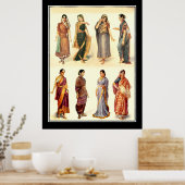 Fashion India Vintage Poster (Küche)