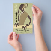 Fashion Jewel Model Modern Woman Bead Flyer (Handgriff)