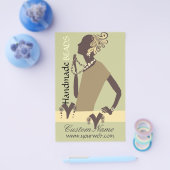 Fashion Jewel Model Modern Woman Bead Flyer (Einzeln)