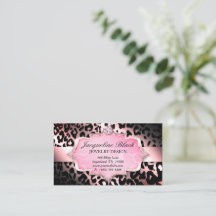 Fashion Jewelry Leopard Elegante Loyalty Card