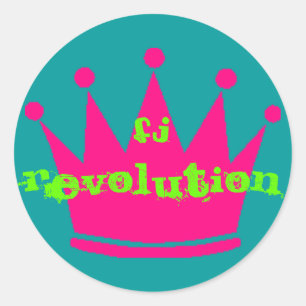 Fashion Junky Runder Aufkleber