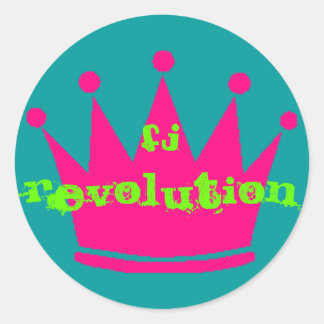 Fashion Junky Runder Aufkleber