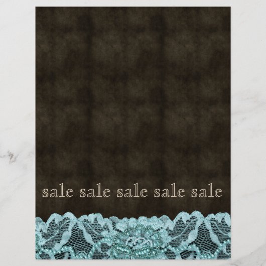 Fashion Lace Flyer Blue Brown Leather Peach (Vorne)