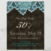 Fashion Lace Flyer Blue Brown Leather Peach (Hinten)