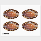 Fashion Leopard Sticker Juwelier Brown (Blatt)