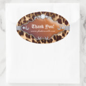 Fashion Leopard Sticker Juwelier Brown (Tasche)