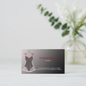 Fashion Lingerie Visitenkarte (Stehend Vorderseite)