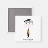 Fashion Magnet (Vorderseite/Rückseite)