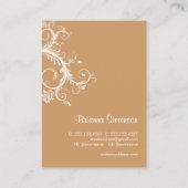 Fashion Mannequin Business Card Visitenkarte (Rückseite)