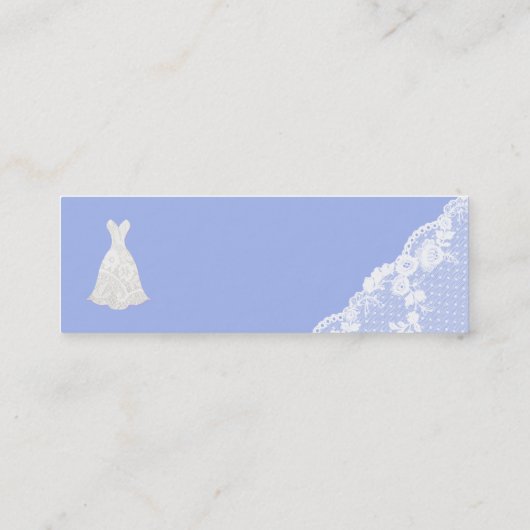 Fashion Mini Business Card Mini Visitenkarte (Rückseite)