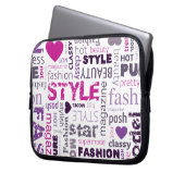 Fashion Model Style Beauty Laptop Schutzgehäuse Laptopschutzhülle (Vorderseite Links)