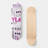 Fashion Model Style Beauty Star Comp Skateboard (Vorderseite)