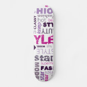 Fashion Model Style Beauty Star Comp Skateboard (Vorderseite)