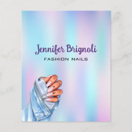 Fashion Nails Makeup Artist Design Flyer
