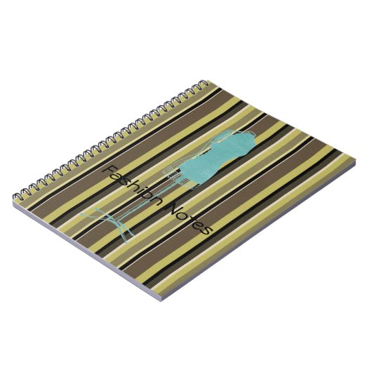 Fashion Notes Dress Mannequin Notebook Notizblock (Linke Seite)