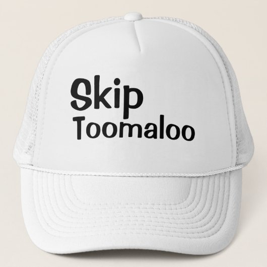 Fashion Novelty SKIP TOOMALOO Truckerkappe (Vorderseite)