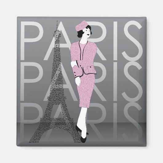 Fashion Paris Magnet (Vorne)