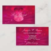 Fashion Pink Lux Corset Lingerie Visitenkarte (Vorne/Hinten)