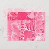 FASHION - Postkarte (Vorne/Hinten)