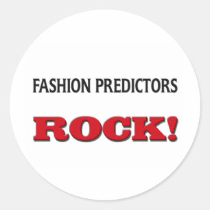 Fashion Predictors Rock Runder Aufkleber