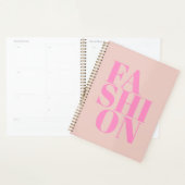 Fashion Print Preppy Peach Pink Typografie Planer (Anzeige)