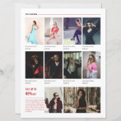 Fashion Product Promotion Flyer Template (Rückseite)