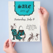 Fashion Purse Boot Zebra Leopard Verkauf Flyer (Hand)