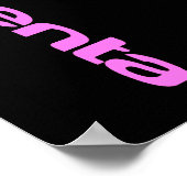 Fashion Quote für High Heel Poster (Ecke)