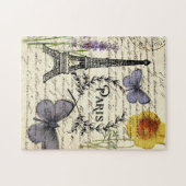 Fashion Salon WELLNESS-CENTER französischer Eiffel Puzzle (Horizontal)