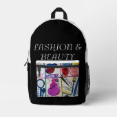 FASHION & SCHÖNHEIT Weiß oben Bedruckter Rucksack (Vorderseite)