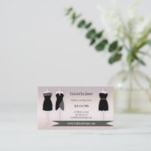Fashion Sewing oder Seamstress Business Card Visitenkarte (Stehend Vorderseite)