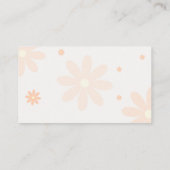Fashion Shop Business Card - Blumenästhetik Visitenkarte (Rückseite)