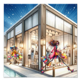 FASHION Shop Fotodruck