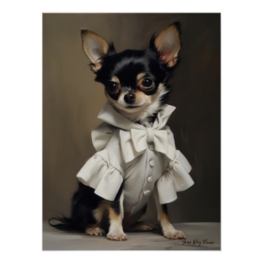Fashion Show, Chihuahua Dog 01 - Jonathan Bonheur Poster (Vorderseite)