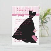 Fashion Show Einladung (Stehend Vorderseite)