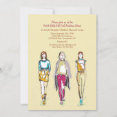 Fashion Show Einladungen (Vorderseite)