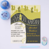 Fashion Show Style Designer Einladung Flyer (Einzeln)