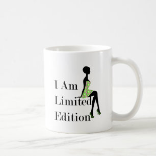 Fashion Silhouette I Am Limited Edition Zitat Kaffeetasse