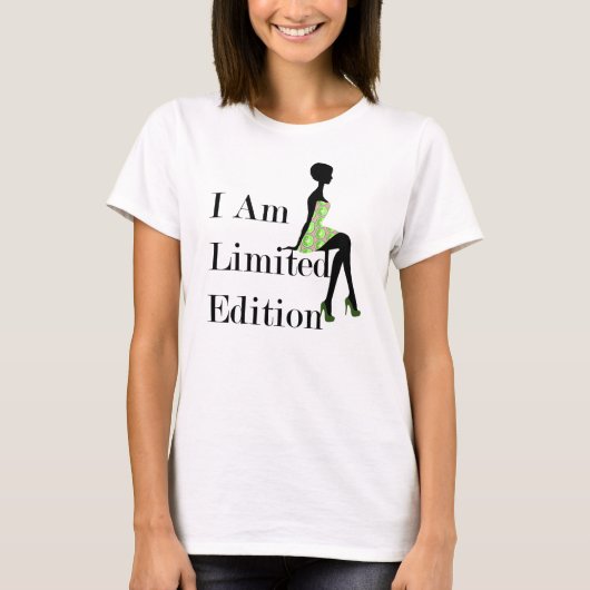 Fashion Silhouette I Am Limited Edition Zitat T-Shirt (Vorderseite)