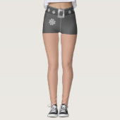 Fashion Silver Clovers Leggings (Vorderseite)
